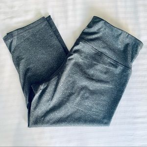 Grey Athletic Capri Leggings